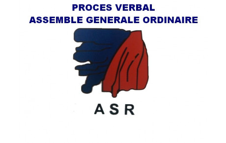 PV de l'AG ordinaire de l'ASR du 8 octobre 2020 en ligne